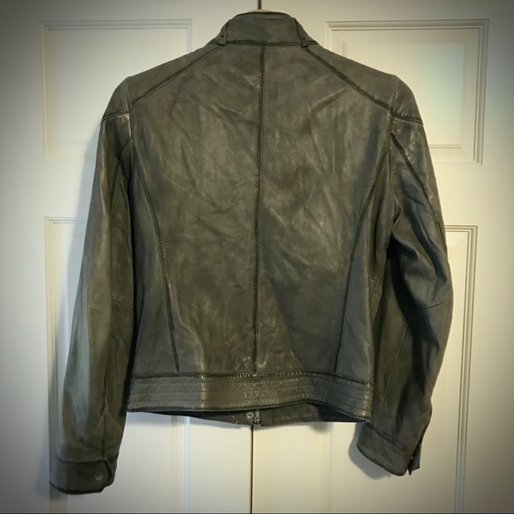 Esprit Genuine Leather Moto Jacket - Picture 7 of 7